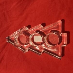 Christmas Tree Glass tealight holder